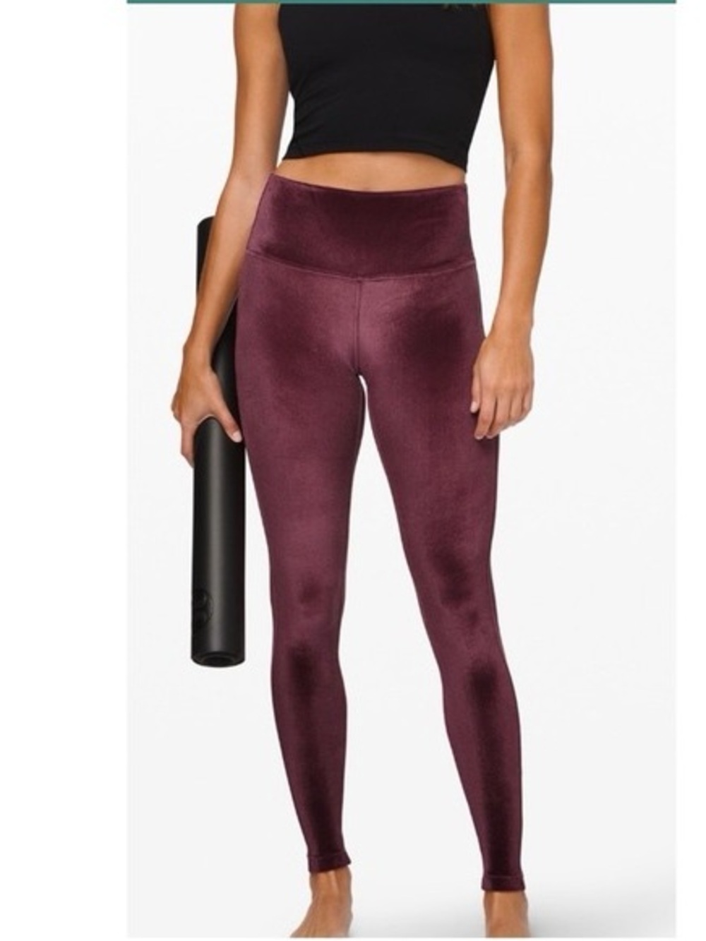 Lululemon Athletica Purple High-Waisted Leggings - Picture 2 of 13